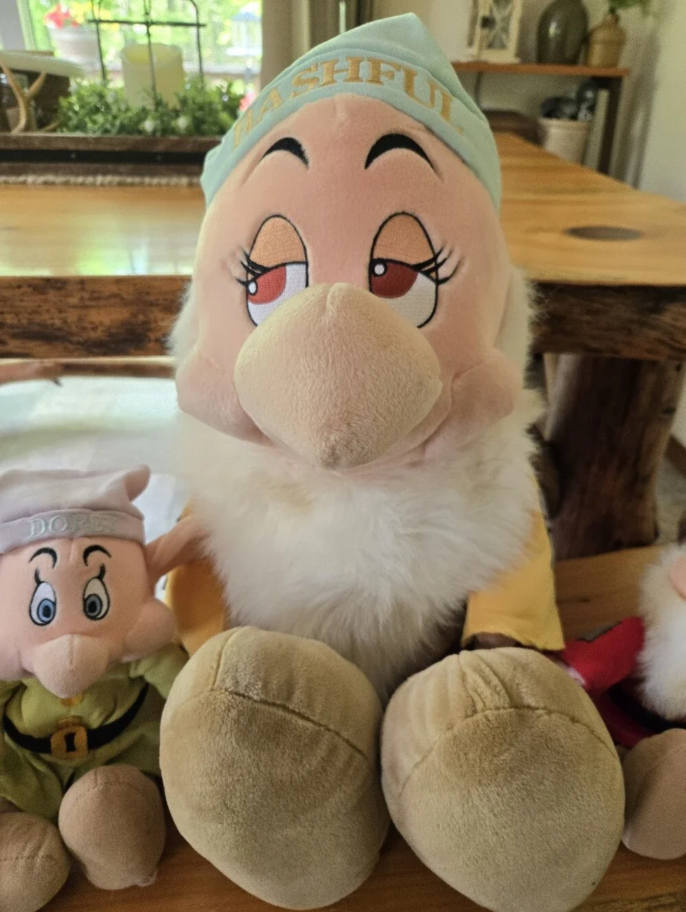Vintage 90s Disney Seven Dwarfs Plushies